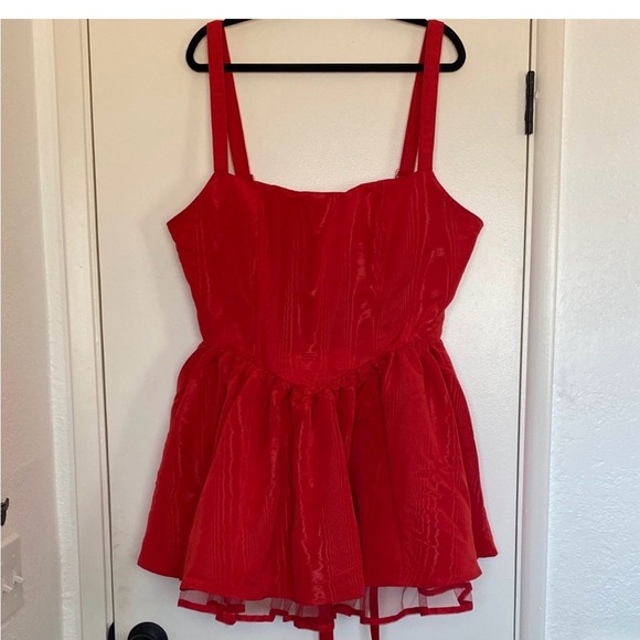 Sugar Thrillz Other - Sugar Thrillz Vibrant Red Chemise